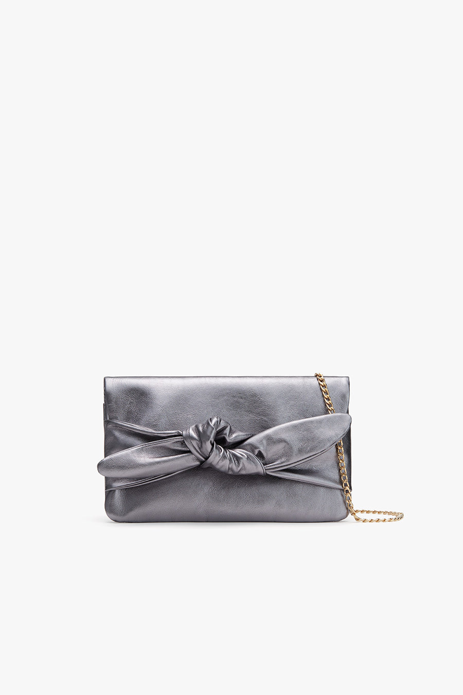Bow Clutch (Shimmer) Anthracite / One Size