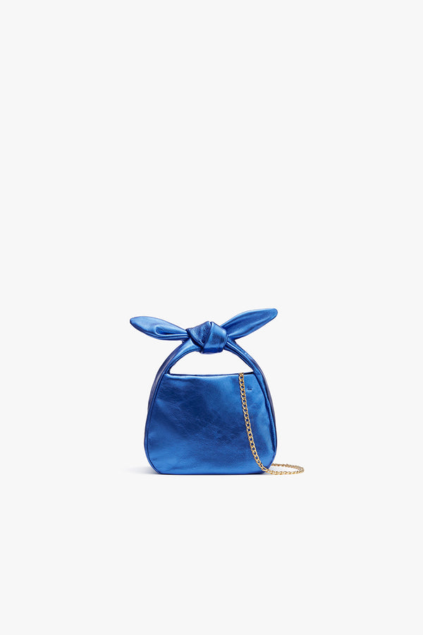 Mini Bow Bag (Shimmer) Cobalt / One Size