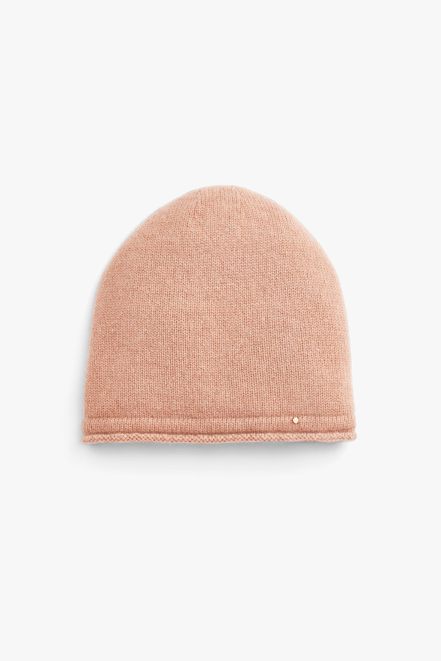 Single-Origin Cashmere Beanie Apricot / One Size