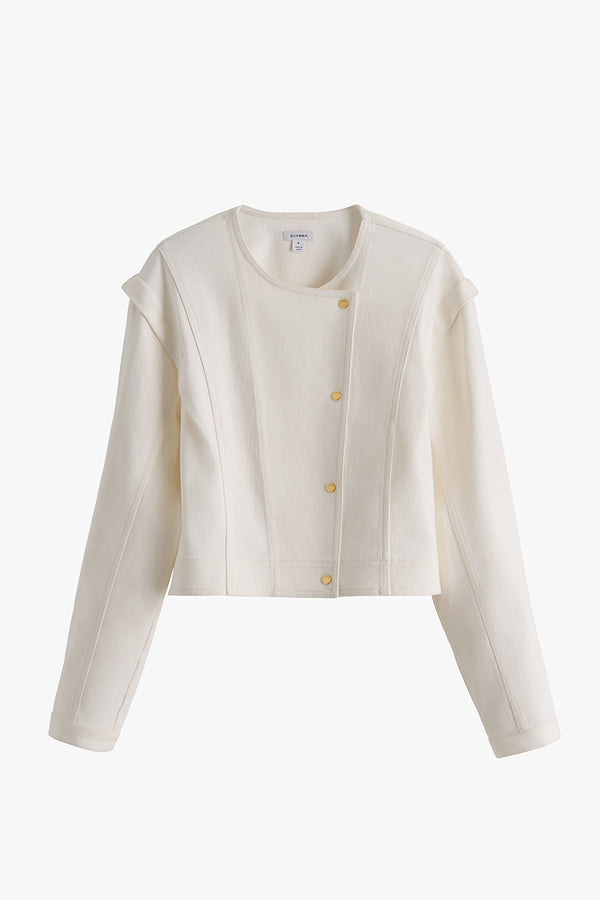 Light Sculpted Jacket Ecru / Large