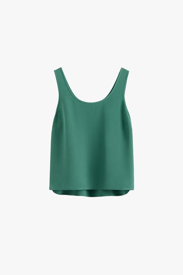 Silk Tank Sea Green / Small