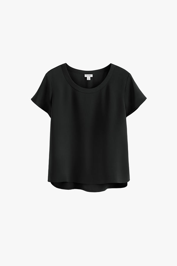 Silk Tee Black / Large