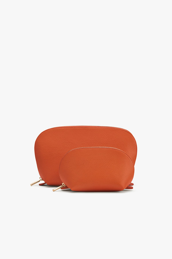 Travel Case Set Burnt Orange / One Size