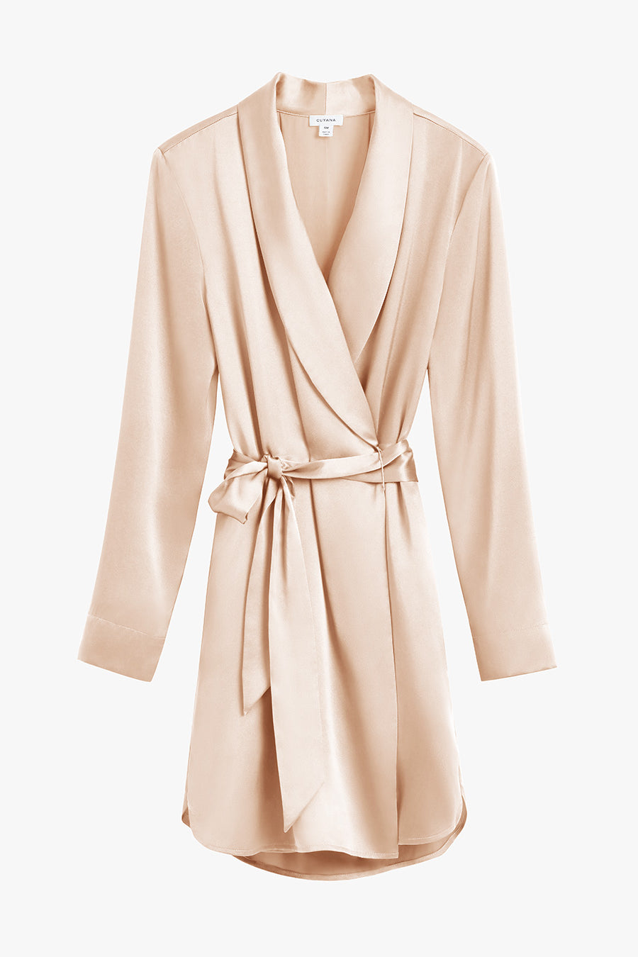 Washable Charmeuse Robe Pearl / Extra Small
