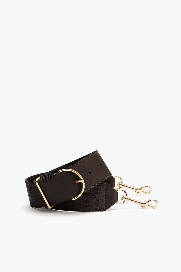 Adjustable Wide Strap Mocha / One Size
