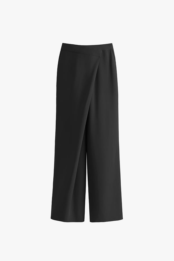 Silk Overlay Pant Black / Large