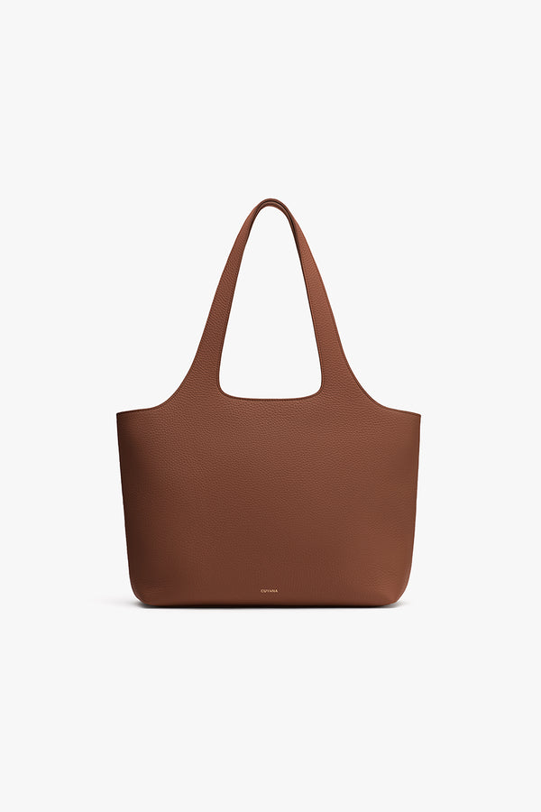 System Zipper Tote 13-inch Dark Chestnut / One Size