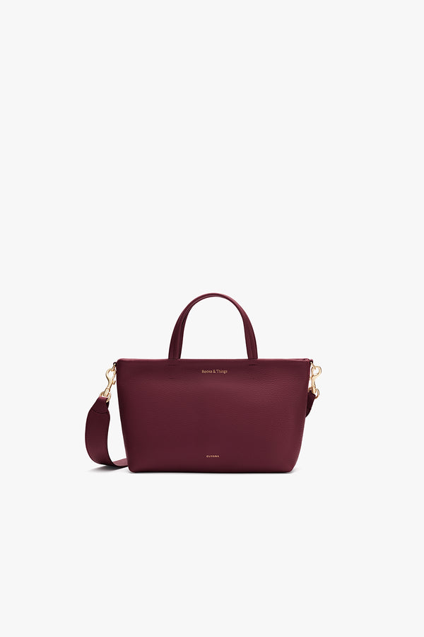 Mini Easy Zipper Tote - Cuyana x Reese's Book Club Cherry / One Size