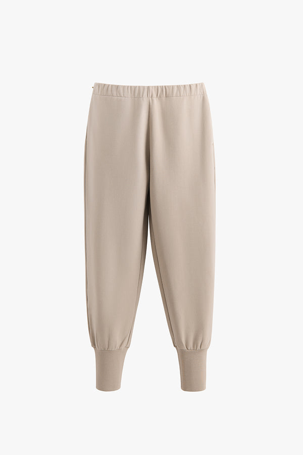 Fleece High Rib Sweatpant Stone / Small