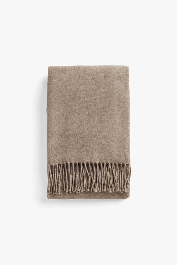 Recycled Cashmere Scarf Taupe / One Size