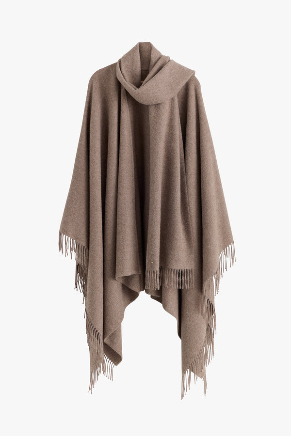 Scarf Cape Brown / One Size