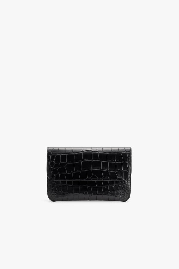 System Flap Bag (Croco) - Anniversary Collection Black / One Size