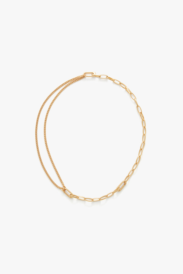 Double Chain Necklace Gold / One Size