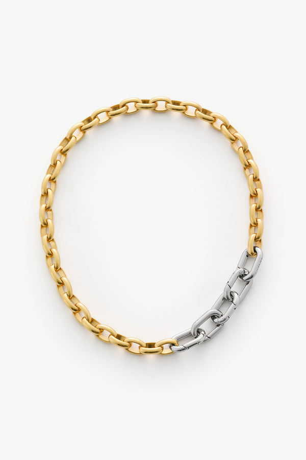 Duo Chain Necklace Gold / One Size
