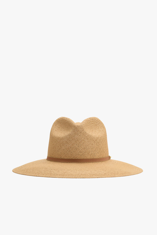 Packable Wide Brim Ecuador Hat Dark Natural / 56