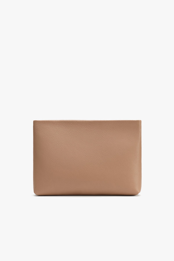 Medium Zipper Pouch Cappuccino / One Size