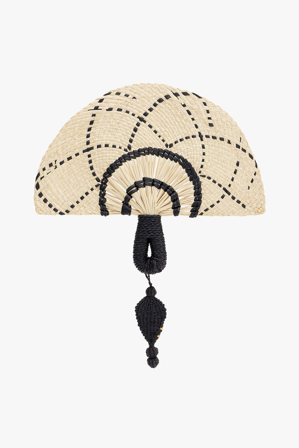Palma Fan Natural/Black / One Size
