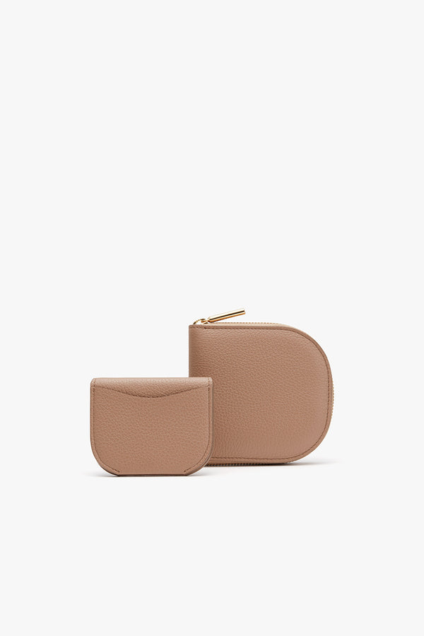 Duo Small Zip Wallet Cappuccino / One Size