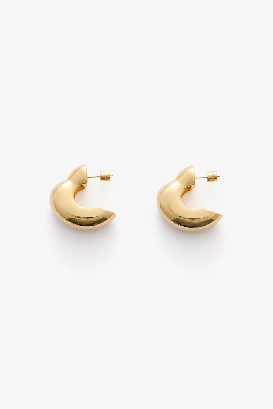 Celestia Hoop Earrings Gold / One Size