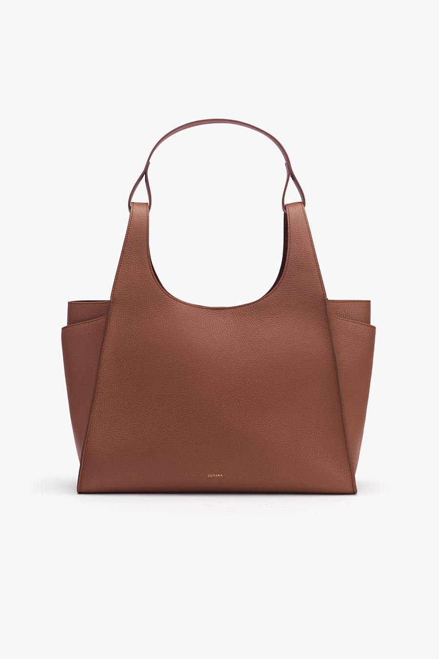 Double Loop Satchel Dark Chestnut / One Size