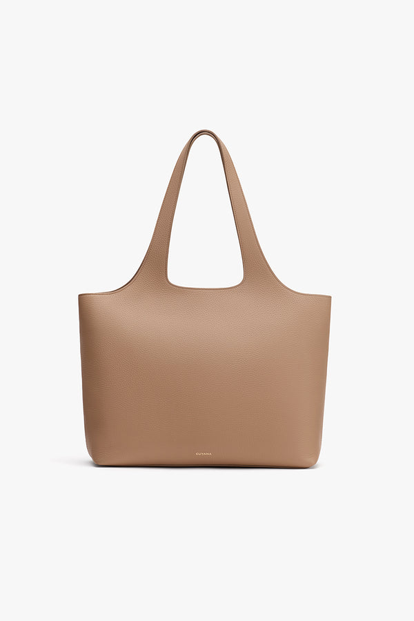 System Zipper Tote 16-inch Cappuccino / One Size