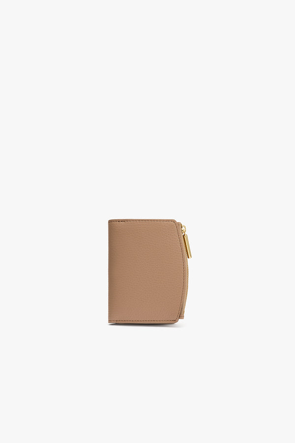 Fold Zip Wallet Cappuccino / One Size