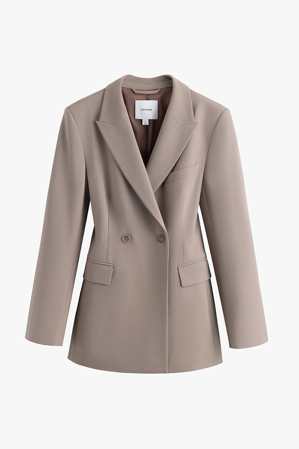 Wool Cinched Blazer Clay / Small
