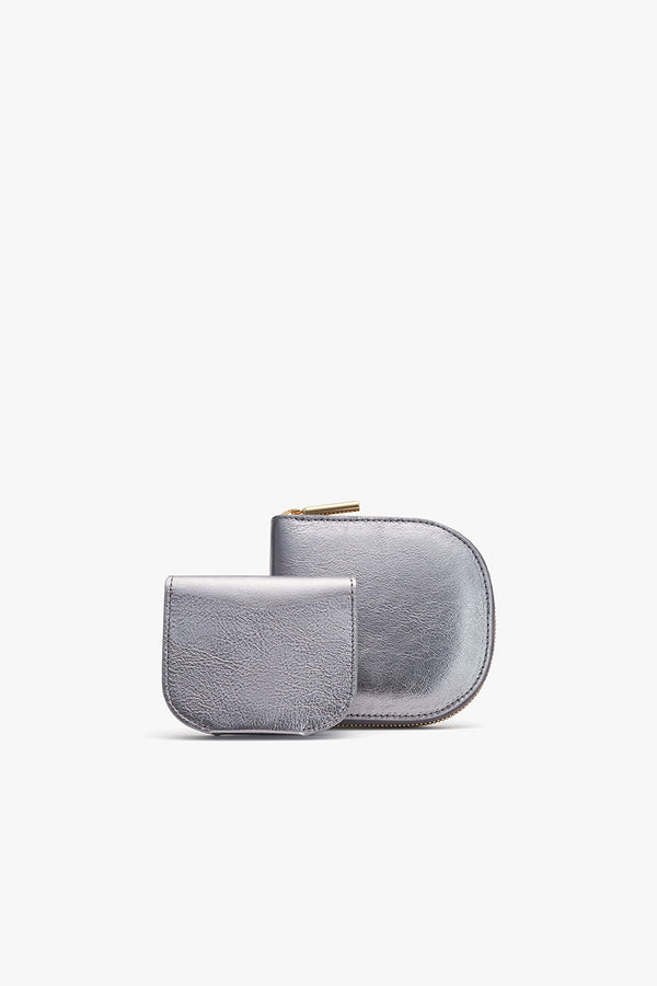 Duo Small Zip Wallet (Shimmer) Anthracite / One Size