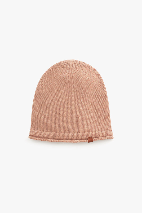 Kids Single-Origin Cashmere Beanie Apricot / One Size