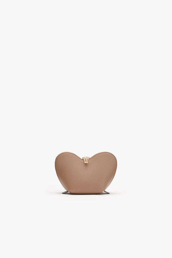 Mini Heart Case Cappuccino / One Size
