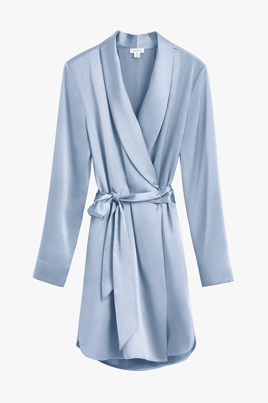 Washable Charmeuse Robe Sky Blue / Large