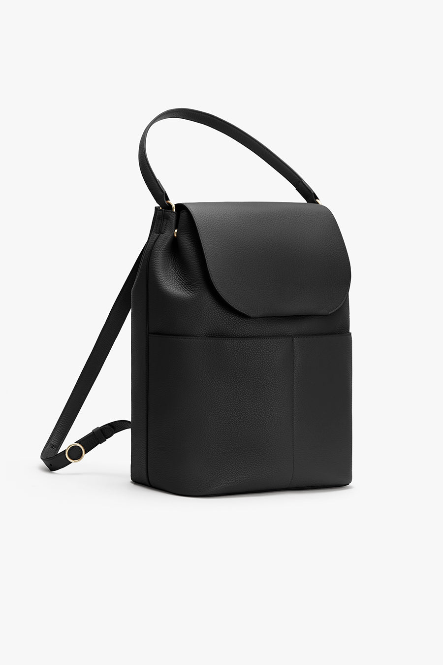 Leather Backpack 16-inch Black / One Size