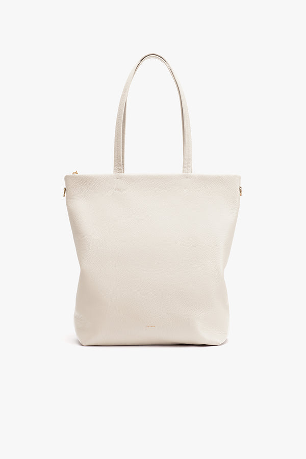 Tall Easy Zipper Tote Ecru / One Size