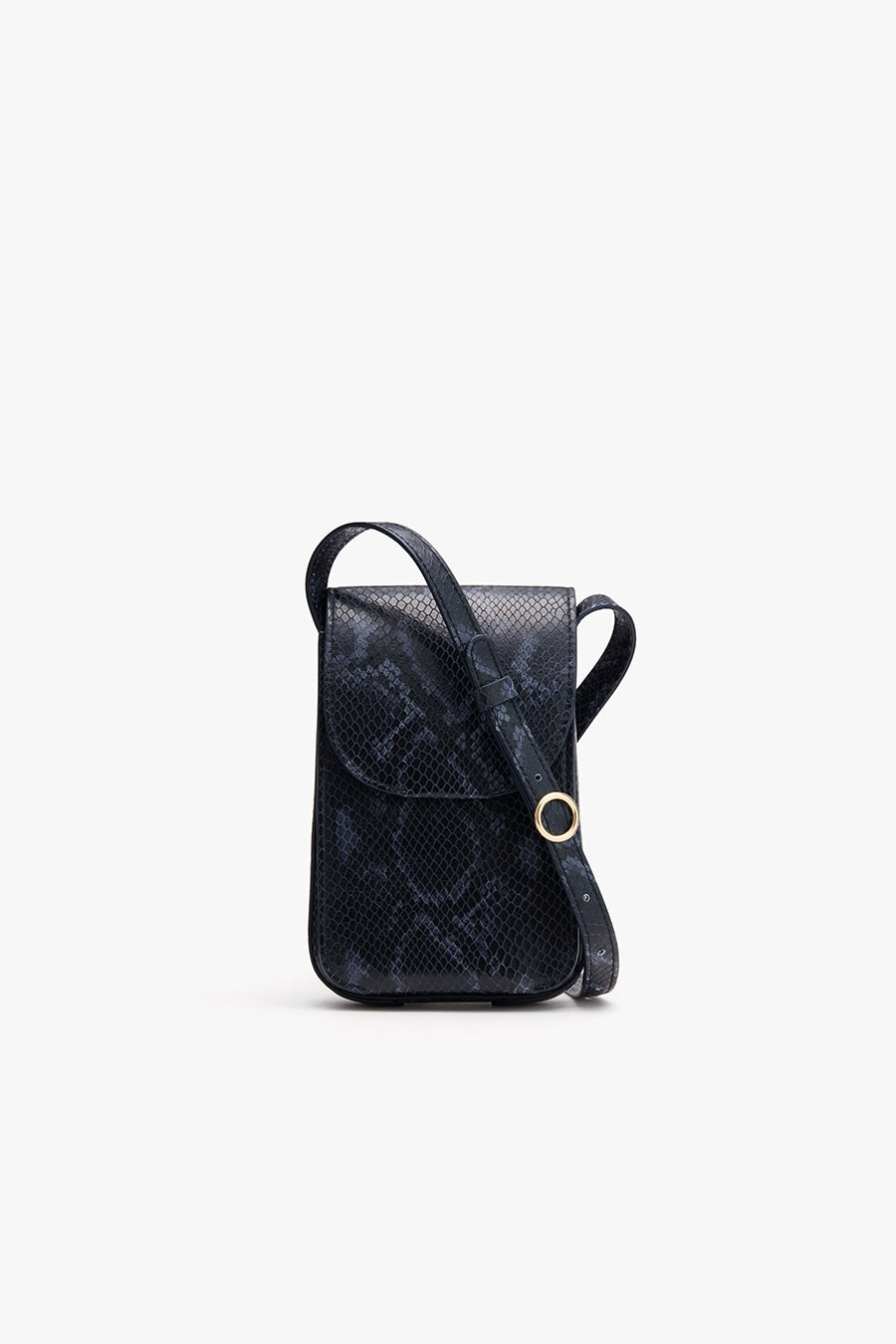 Concertina Phone Bag (Snake) Navy / One Size