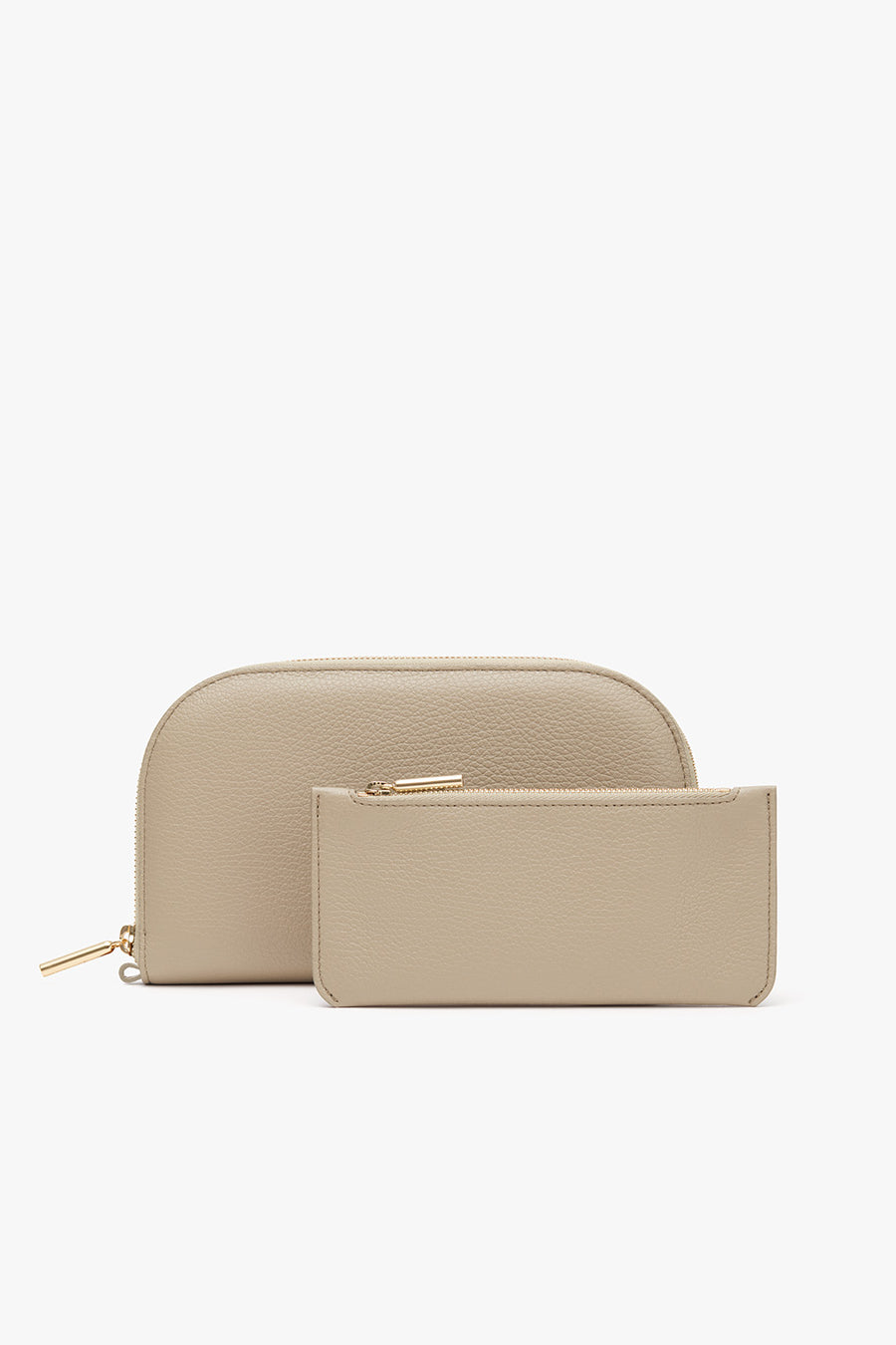 Duo Zip Wallet Stone / One Size