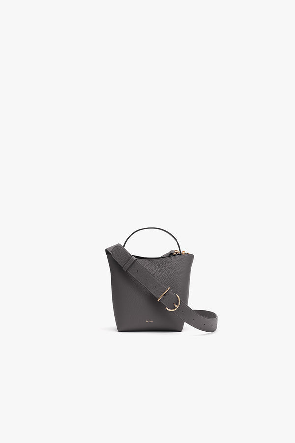 Mini Linea Bucket Bag Charcoal / One Size