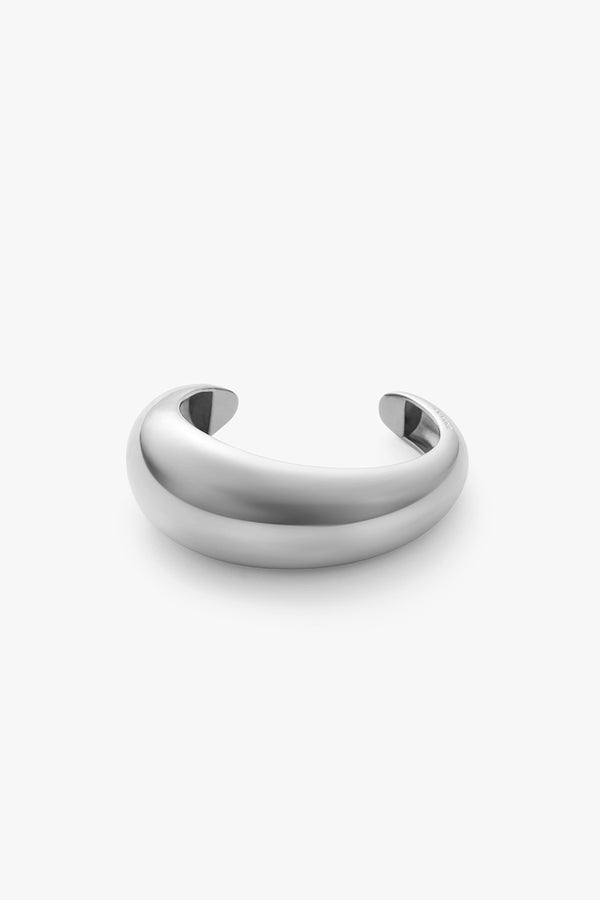 Sculpted Cuff Silver / One Size