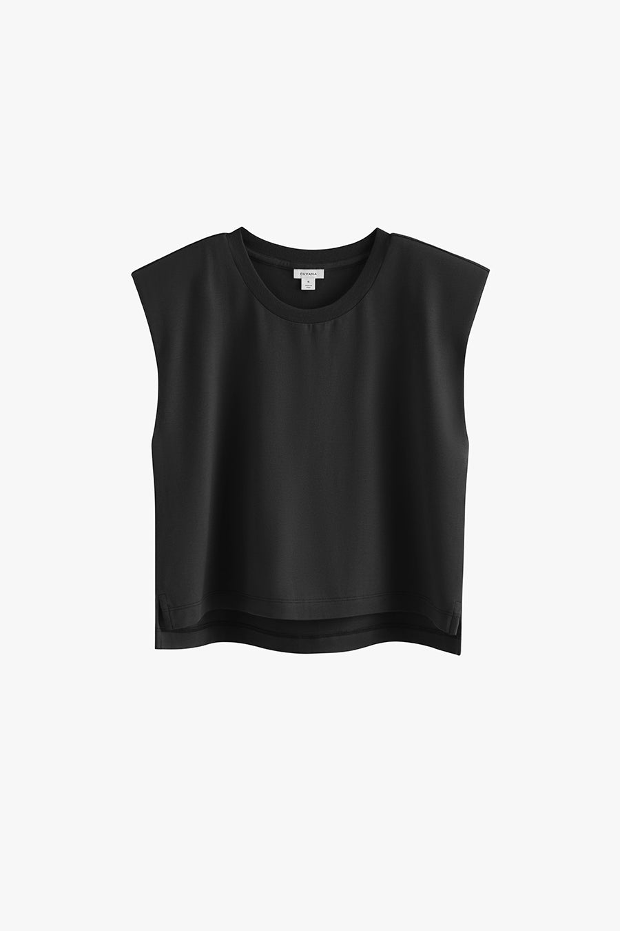 Pima Boxy Tank Black / Large