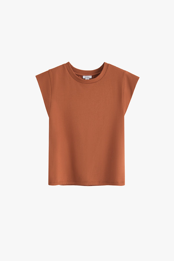 Pima Slim Tank Terracotta / Small