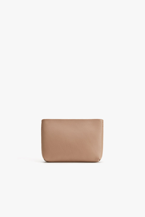 Mini Zipper Pouch Cappuccino / One Size