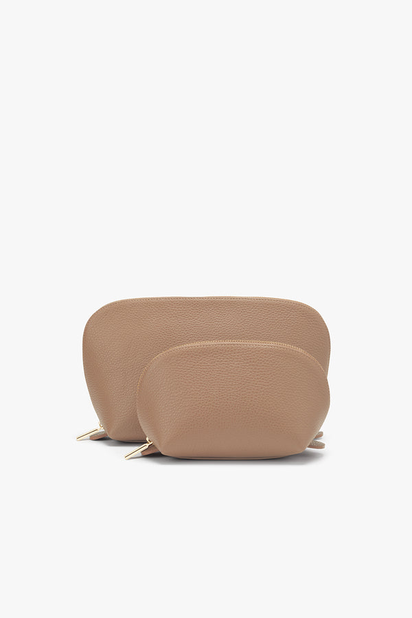 Travel Case Set Cappuccino / One Size