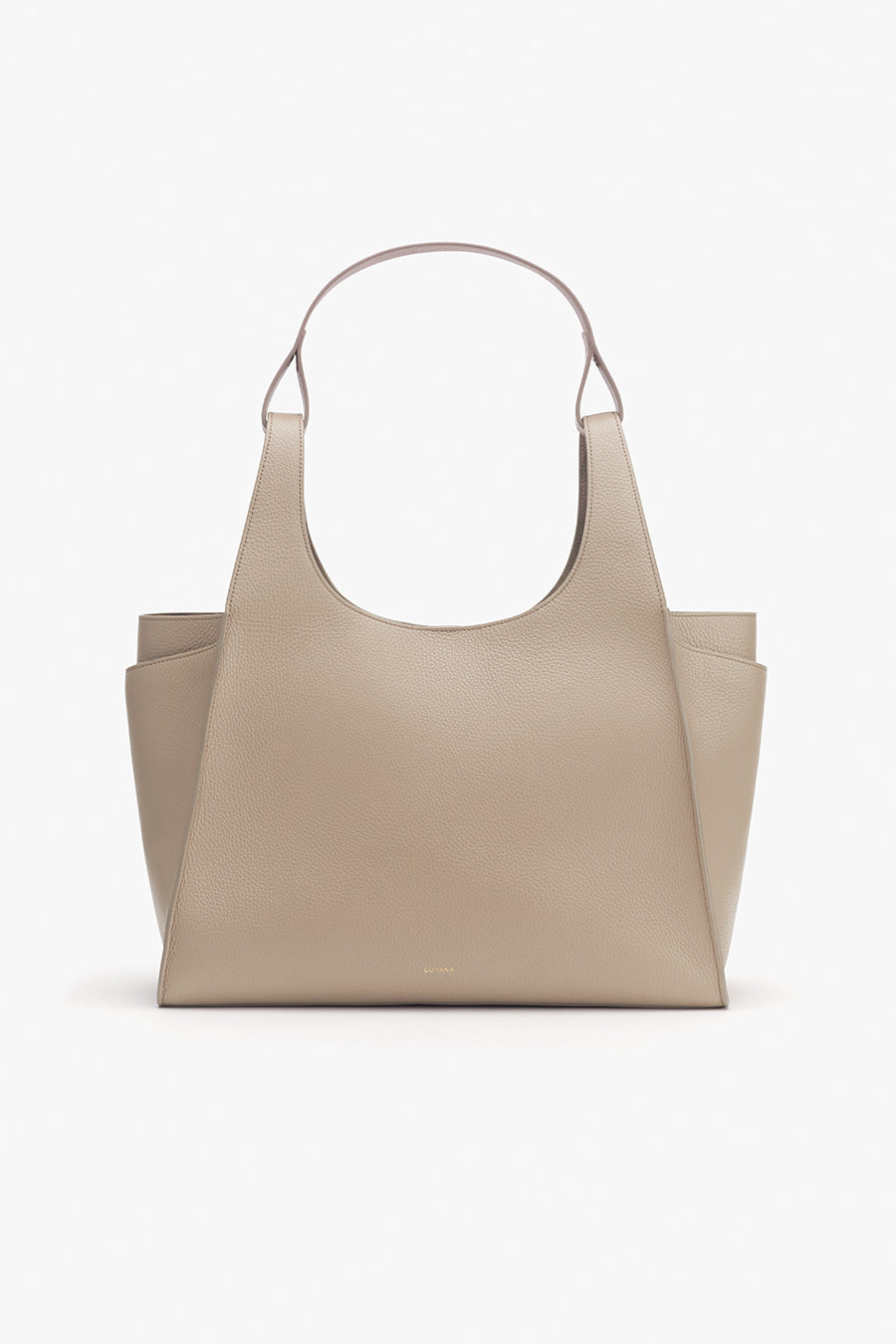 Double Loop Satchel Stone / One Size