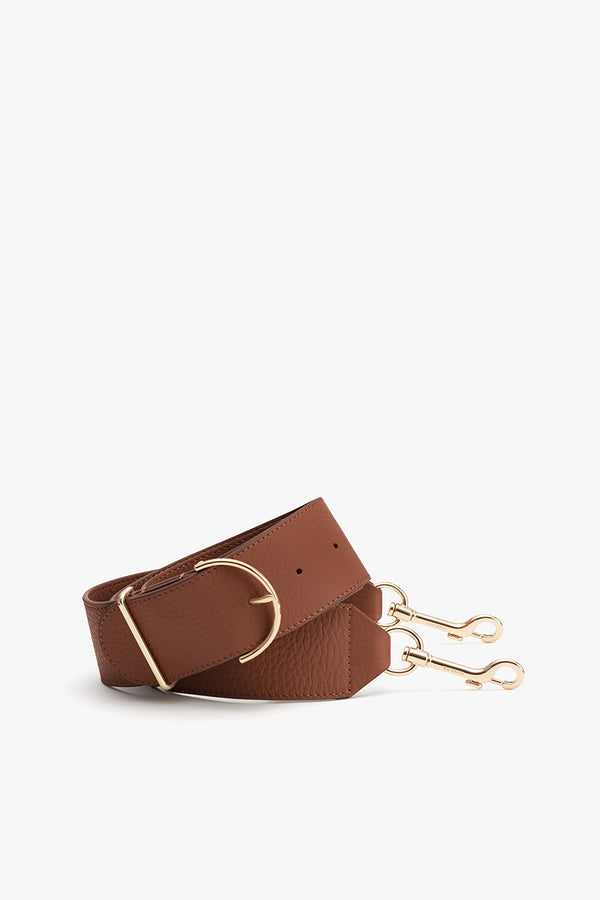 Adjustable Wide Strap Dark Chestnut / One Size