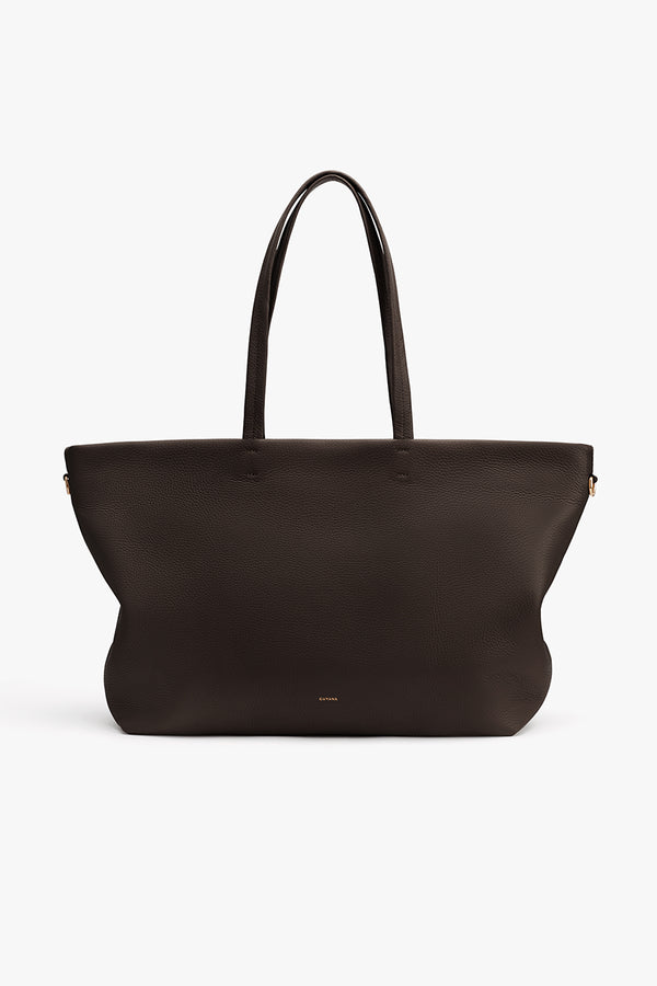 Classic Easy Zipper Tote Mocha / One Size