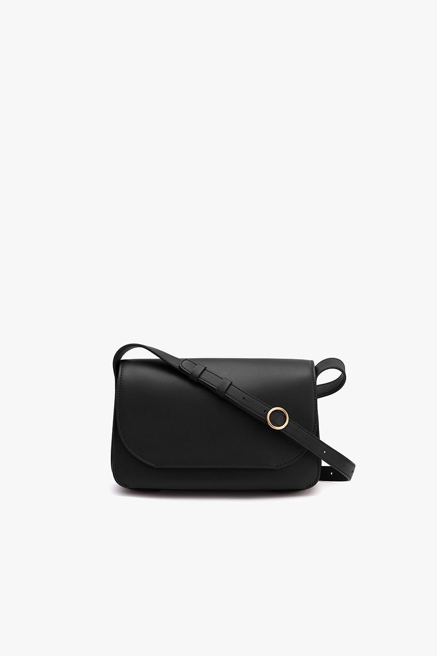 Concertina Shoulder Bag (Smooth) Black / One Size