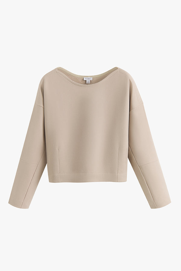 Fleece Cinched Top Stone / Large