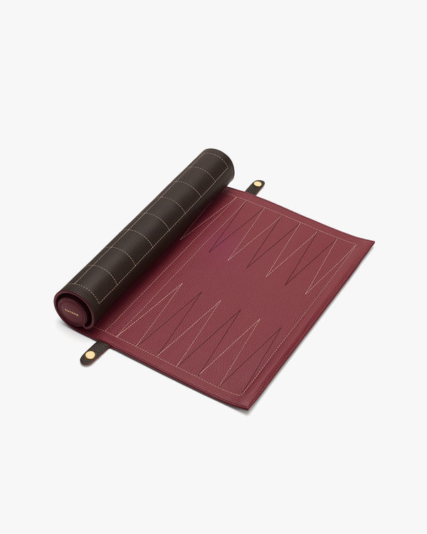 Travel Duo Game Set Bordeaux/Mocha / One Size