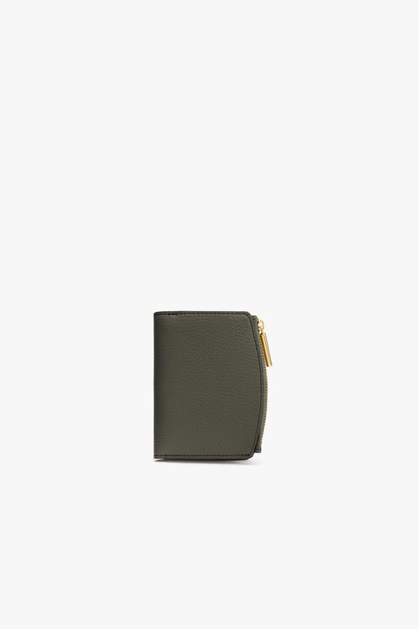 Fold Zip Wallet Dark Olive / One Size