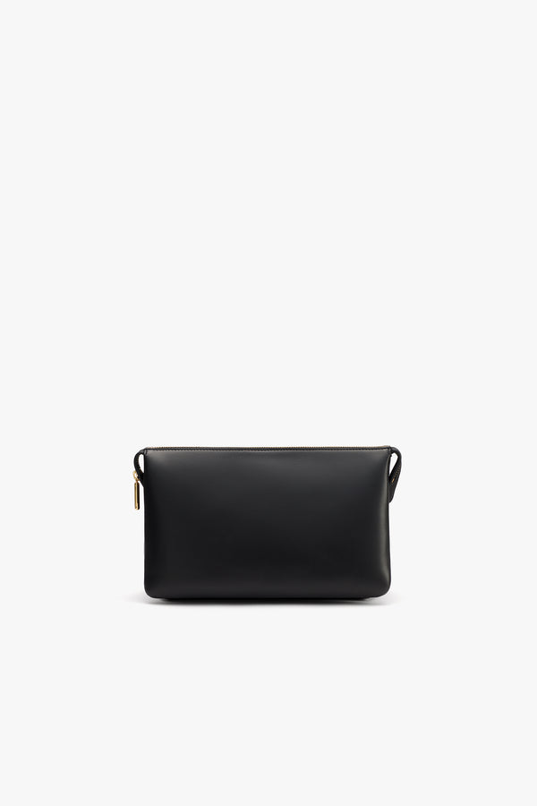 Tria Clutch (Lamb/Snake) Black / One Size
