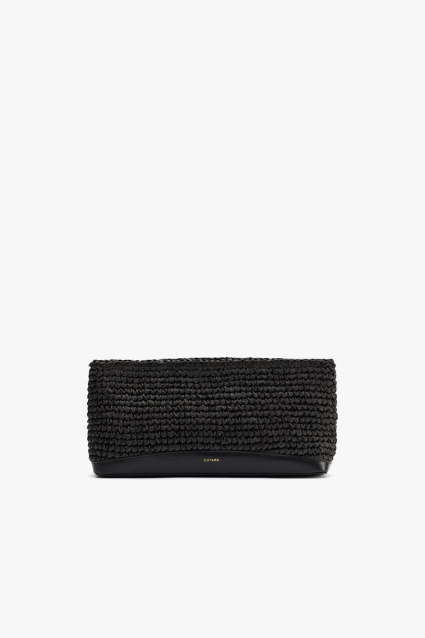 Raffia Clutch Black / One Size